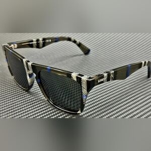 BURBERRY BE4434 414787 Check Lichen Grey Men's 57 mm Sunglasses